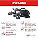 Ingersoll Rand IQV20-K201 Cordless Impact Wrench Combo Kit w/ W7152 1/2” High Torque Impact Wrench, W5133 3/8” Compact Impact Wrench, 2 Batteries, Universal Charger and Tool Bag