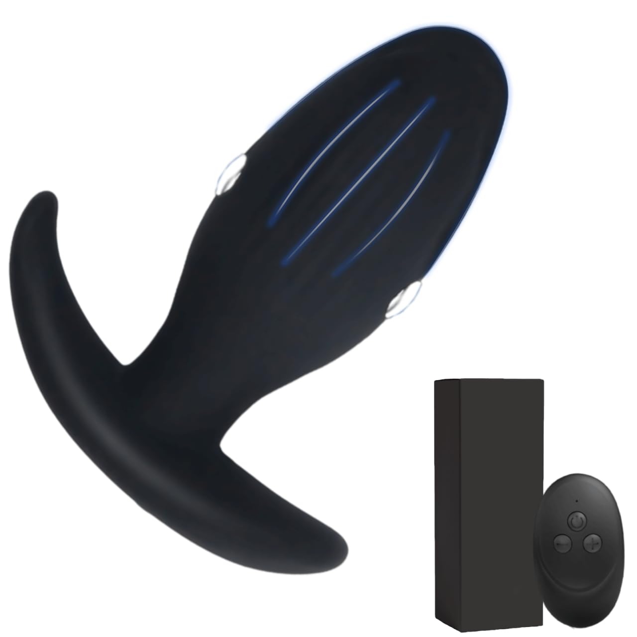 Électrostimulation Plug Anal Vibromasseurs Sex Toys Anals Plug Vibrant avec 7 Modes de Vibration et 7 Modes de Choc Electrique Télécommande Silicone Butt Plugs Anale, Prostate Homme SM Jouets Sexuels