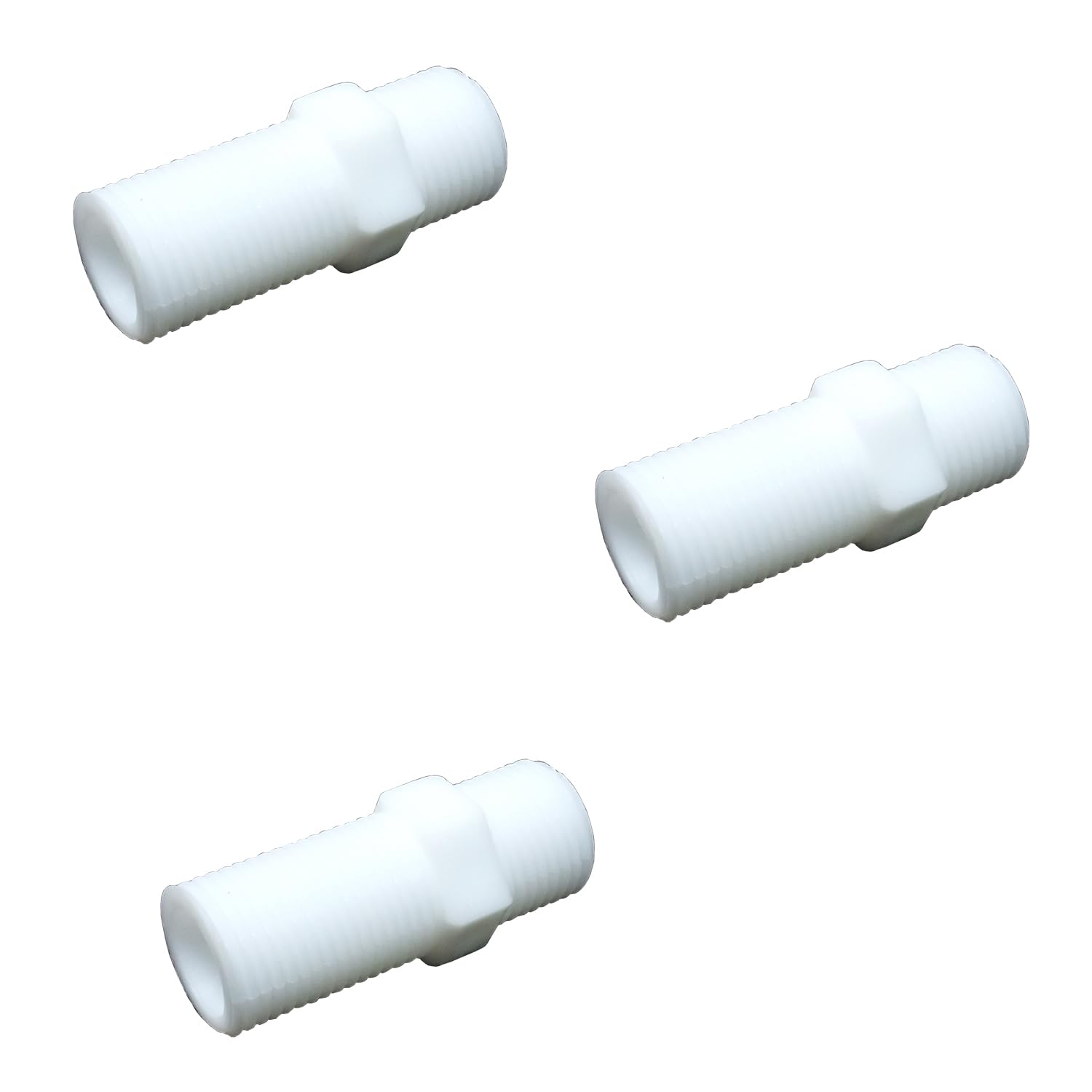 Droptech Pvc Hex Nipple 1/2" Male Thread Adaptor Connector Long Pack of 3 (B0CTC98GZS) Amazon Price History, Amazon Price Tracker