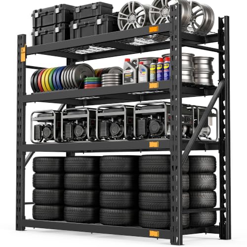 CAMMOO 6000LBS Heavy Duty Storage Shelves 72W x 24D x 72H