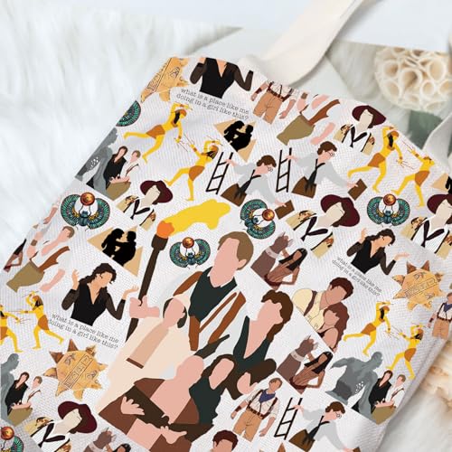 Bolso tote Evelyn Movie de G2TUP para fans de O'Connell y Evelyn, regalo con temática del Alto Sacerdote Imhotep y tours de O'Connell miniatura 5