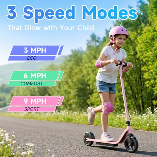 Image of Electric Scooter, 350W-500W Motor, 9 MPH to 22MPH, 10-41 Miles Range, Dual Suspension, Dual Braking, App Control, Foldable Commuter E Scooter for Adults and Teens