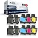 Produktbild 10x kompatible Tintenpatronen für Brother LC900 MFC410C MFC410CN MFC420C MFC420CN MFC422C MFC425 MFC425CN - Sparpack - Print Office Serie - LC900BK LC900C LC900M LC900Y