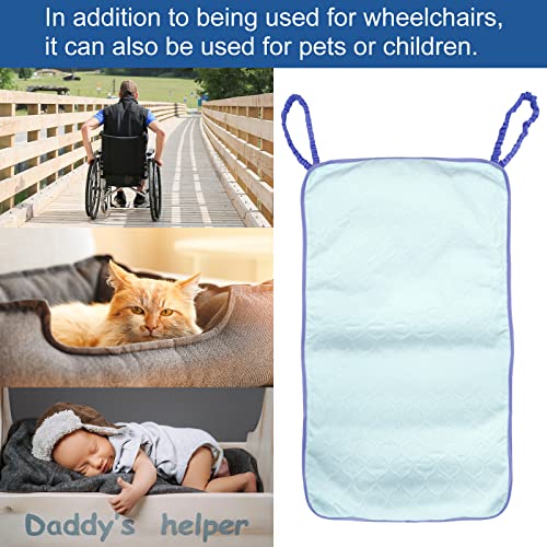 Image of Highly Absorbent Wheelchair Incontinence Pad for Elderly Care,4-Layer Soft Waterproof Seat Pads with Two Loop Handles, Washable and Reusable-18.9 inchX33.9 inch (Pack of 1 Count)