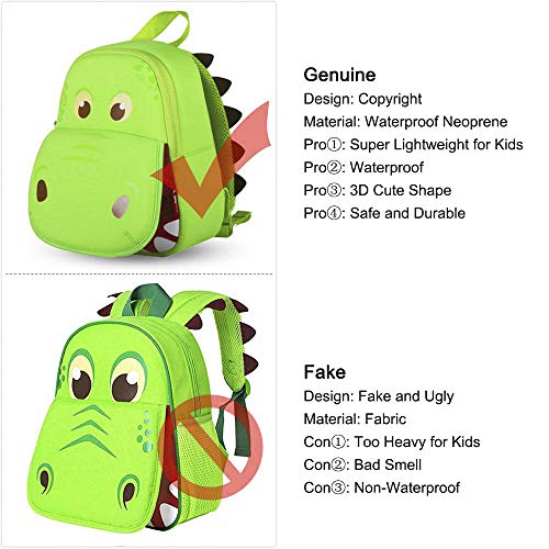 OFUN Dinosaur Backpack for Toddler, 13'' Backpack for Boys Kindergarten - Christmas/ Birthday Gifts for Boys and Girls