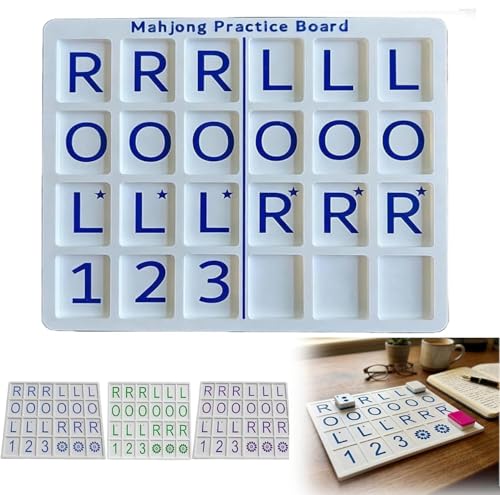 Mahjong Solo Practice Board con 24 ranuras