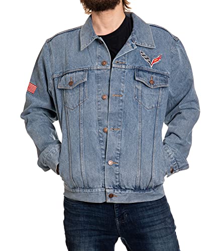 Image of Calhoun Officially Licensed General Motors Denim Jean Jacket