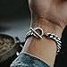 SKYJUANJAUN Anime A Piece Fire Fist Ace Bracelet，Luffy's Brother Ace Cosplay Fashion Copper Bracelet Accessories Jewelry Gift for Fans