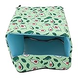 KIMISS Letto di Criceto, Citano Toilette Senza Fondo Spazio Grande Comodo per Piccolo Animale Casa Calda per Criceti Letti di Cavie Peta (30 * 25 * 19cm)