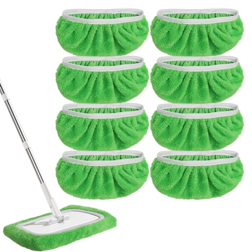 Almohadillas de repuesto reutilizables de microfibra, almohadillas de microfibra reutilizables, toallitas de microfibra, reemplazos de cabezal de fregona de limpieza, fregonas húmedas y secas