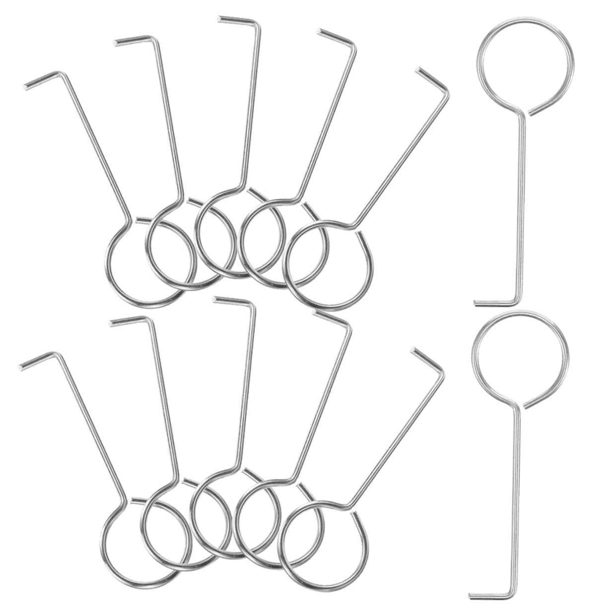 HemoblloHemobllo 12pcs Floor Drain Handle Hook Drain Grate Lifting Hook Manhole Cover Hook Shower Drain Protector Sink Strainer Lifting Hook Drain Cover Hooks Stainless Steel Yuyao To Disassemble