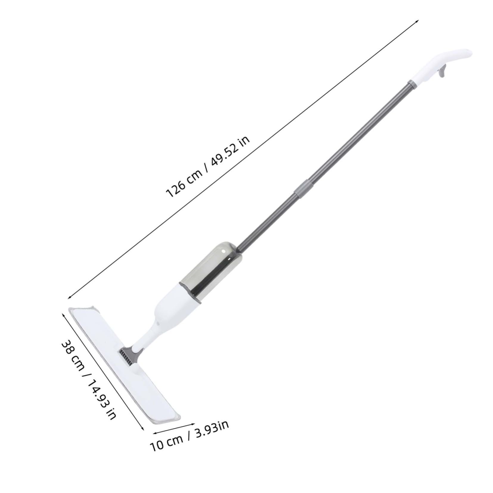 Bodenwischer 350ml Edelstahl Satz mit Superfeinfaser für Reinigung
