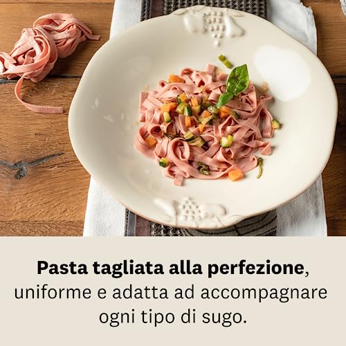 Image of MARCATO Made in Italy Atlas 150 Classic Manual Pasta Maker Machine, Chrome Steel with Black Hand Crank. Makes Lasagna, Fettuccine & Tagliolini. (Pack of 6)