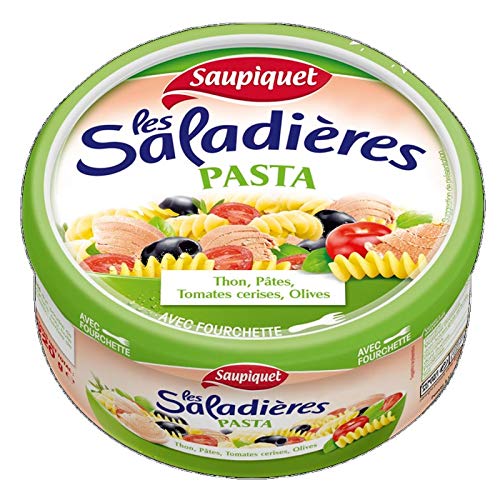 SAUPIQUET - Les Saladières Pasta Snacking 1/3 220G - Trois Articles