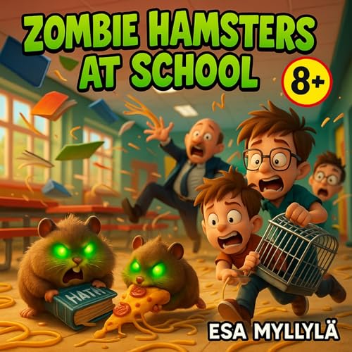Page de couverture de Zombie Hamsters at School 8+