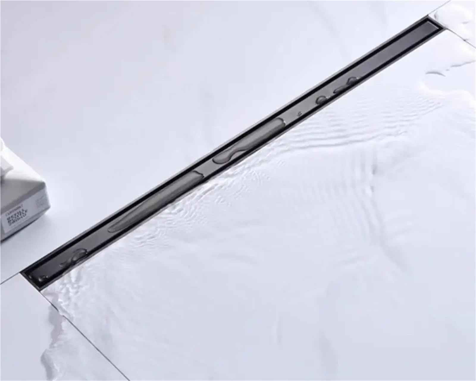 Sumidero Ducha Drenaje de Piso Acero Inoxidable 304 Gris Bronce a Rayas Lavalory, Cubierta Drenaje Lineal Largo for Ducha baño para Cocina baño(Brushed Nickel,900mm)