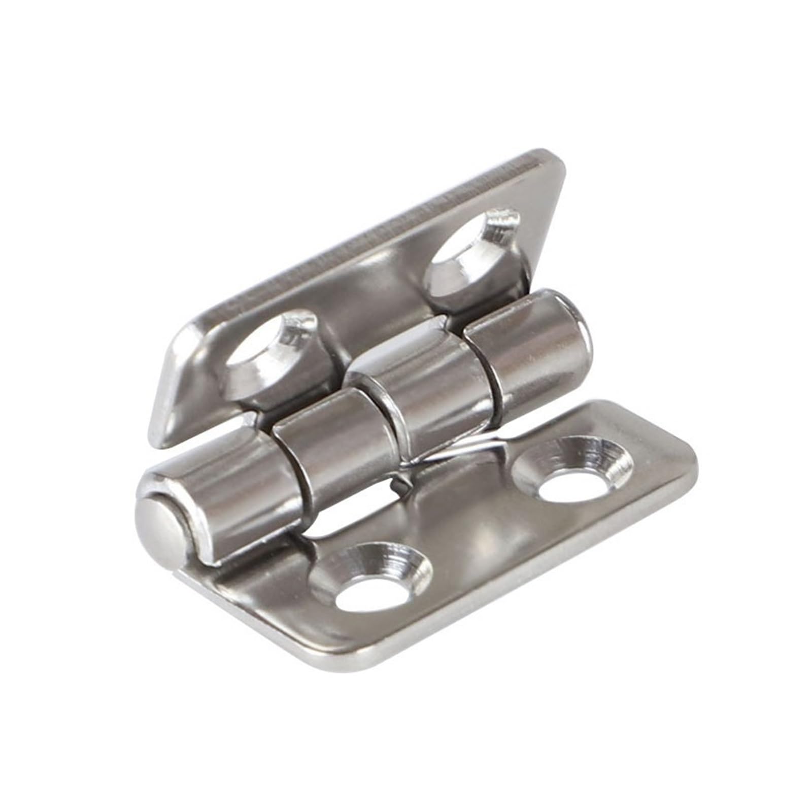 Cbtyacvlp 4Pcs 304 Stainless Steel Deck Hinge Fixed Folding Flat Open For Yacht Shore Accessory(4Pcs)