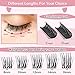 Cluster Lashes, 72 Pcs Individual Lashes, Lash Clusters DIY Eyelash Extension, Super Thin Band Reusable Soft & Comfortable (Passion-D-16mm)