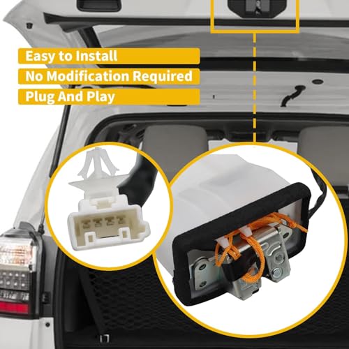 Image of Rear Tailgate Lock Actuator Compatible with 4runner 4.0L 2010-2021 69110-35082 Trunk Latch Back Door Hatch Latchk Assembly