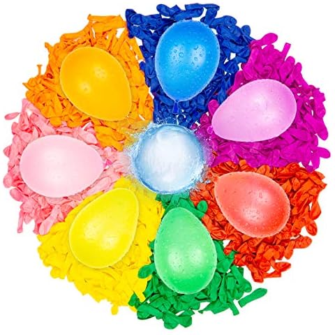 Belmalia 1000 Water Balloons with Filling Aid Cover