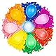 Belmalia 1000 Wasser-Bomben Mega-Pack Bunte Wasserballons mit Auffüllhilfe in Rot Gelb Lila Blau Orange Pink Grün