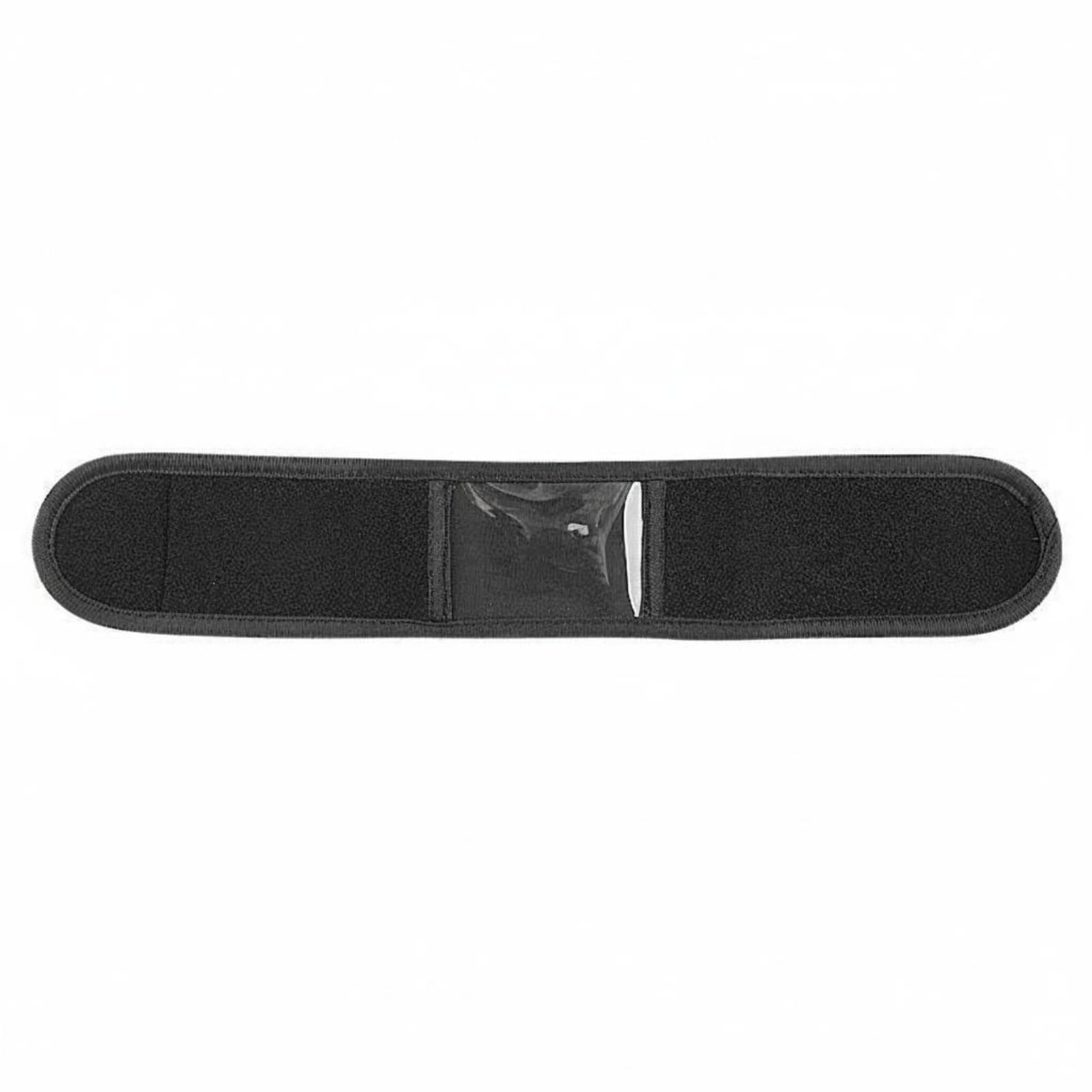 Enakshi® Step Counter Ankle Band Adjustable Pedometer Ankle Band Portable Pedometer Strap for Walking, Running, Training, Black - Clear PVC-picture-16