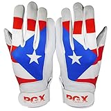 Youth PGX Puerto Rico Baseball Batting Gloves (Youth Large)