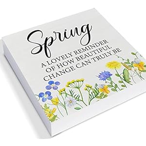 Springalovelyreminderwoodenboxsignfarmhousespringwoodboxsignartblocksdeskdecorrusticsignsforshelftabletophomedecoration5x5inch Urban Country Home Decor Spring a lovely reminder wooden box sign farmhouse spring wood box sign art blocks desk decor rustic signs for shelf tabletop home decoration 5 x 5 inch urban country home decor