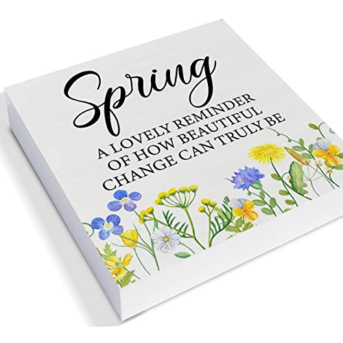 Springalovelyreminderwoodenboxsignfarmhousespringwoodboxsignartblocksdeskdecorrusticsignsforshelftabletophomedecoration5x5inch Urban Country Home Decor Spring a lovely reminder wooden box sign farmhouse spring wood box sign art blocks desk decor rustic signs for shelf tabletop home decoration 5 x 5 inch urban country home decor