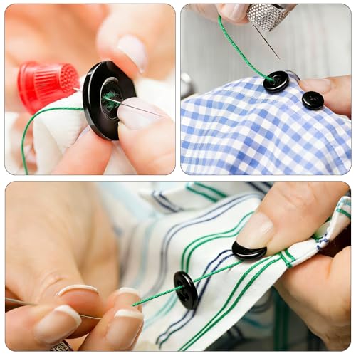 Cono de hilo para coser poliéster 8000 yd verde esmeralda miniatura 4