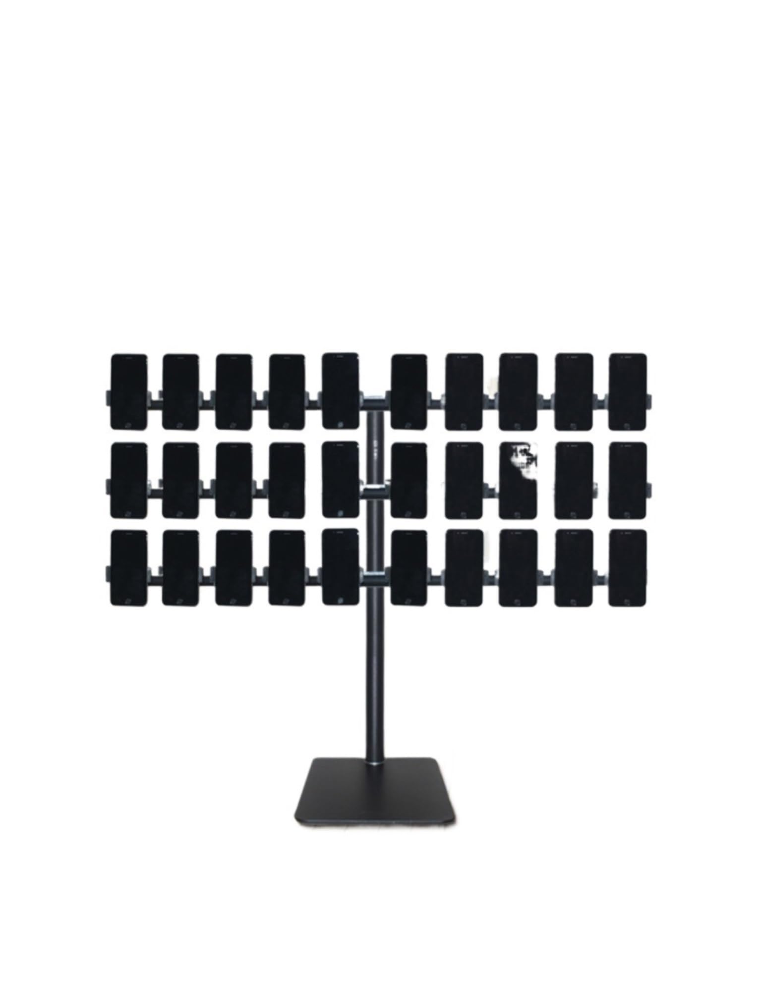Genérico Soporte de Control de Grupo de teléfonos móviles Soporte de posicionamiento múltiple for teléfono móvil de transmisión en Vivo de Escritorio Giratorio Multicapa de 360 ​​​​°(1000x780mm)