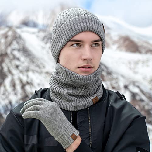 Bonnet coupe vent écharpe gants thermiques contre le froid - 7