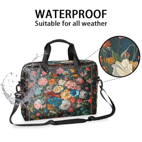 Bolso Maletín Floral para Laptop de 16 pulgadas miniatura 3