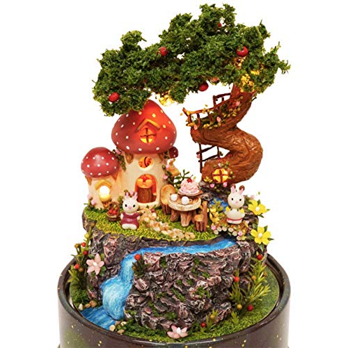 Puppenhaus-Modell, LED-Puppenhaus-Modell Modisch Schön für Geschenke zur Dekoration für Mädchen für Kinder – Bild 5