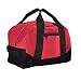 DALIX 12" Mini Two Tone Duffle Bag in Red