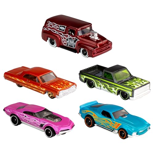 Mattel SRL H. W. 5 VÉHICULES Ass. 1806/DJG23