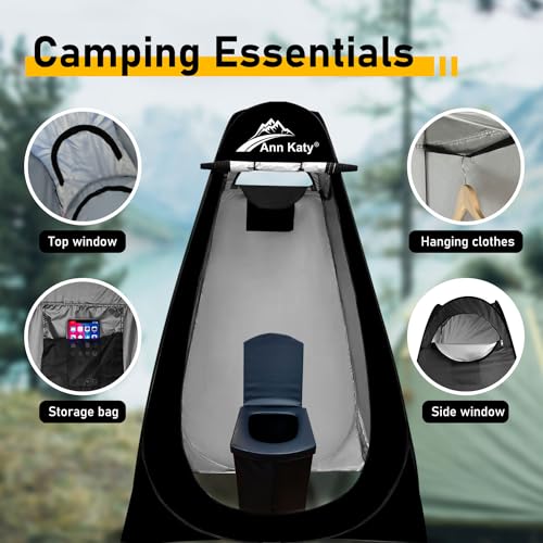 Ann Katy Portable Toilet with Tent