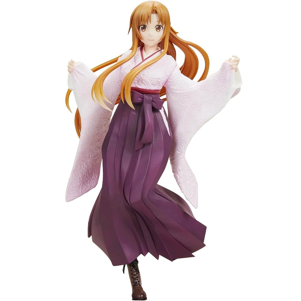 DEXSHUN Yuuki Asuna Figur Anime Manga Figuren Asuna Kimono-Stil PVC Anime Figure Merchdiese Desktop Ornament Geschenk für Fans 20cm