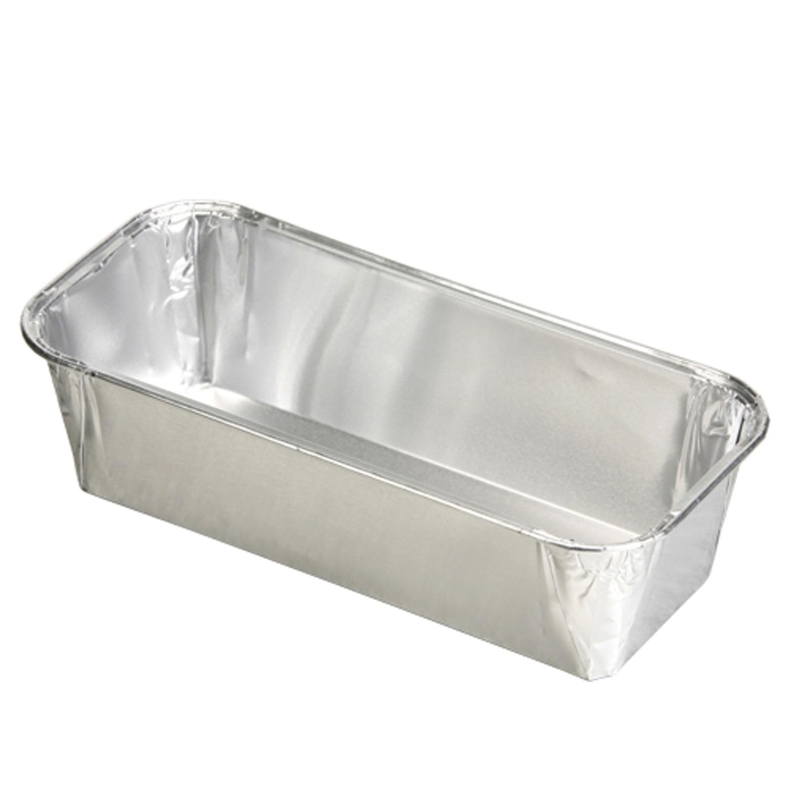 Pap-Star 100 Caja formas, Aluminio cuadrado 1,09 l 23,2 cm x 10,8 cm x 5,3 cm