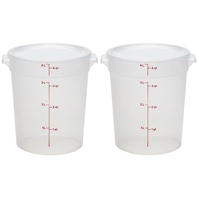Cambro 4qt Dough Proofing Containers (2-pack)