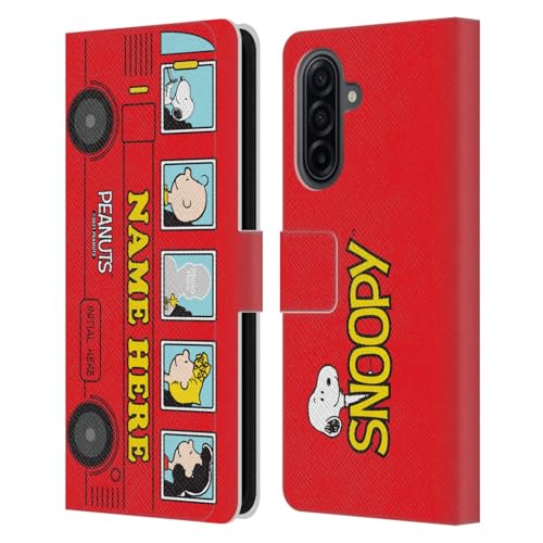 Housse cuir Galaxy A17 Peanuts idéale pour vos trajets quotidiens
