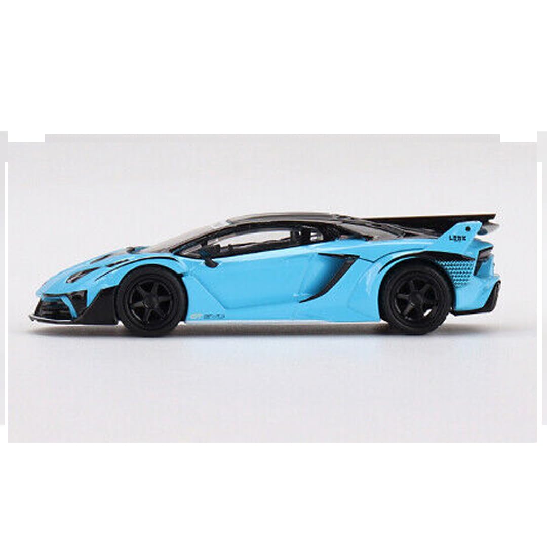 ミニカー LBWorks Lamborghini Aventador Light Blue Buy Breatoi Mini GT 1/64 Lamborghini LB-Silhouette Works Aventador