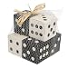 Creative Co-op Decorative Mango Wood Dice (Set of 6 Pieces)