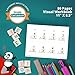 Channie’s Neat Numbers Workbook, Visual Pre K - Kindergarten Math Workbook, Effective Color-Coded Preschool Summer Workbook with 3 Fun & Easy Ways to Learn Basic Math, 80 Pages