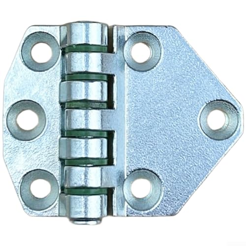 Charnière carrée robuste en acier au carbone pour conteneur de camion réfrigéré pour boîtier de camping-car, van - Matériel épais (couleur vive)