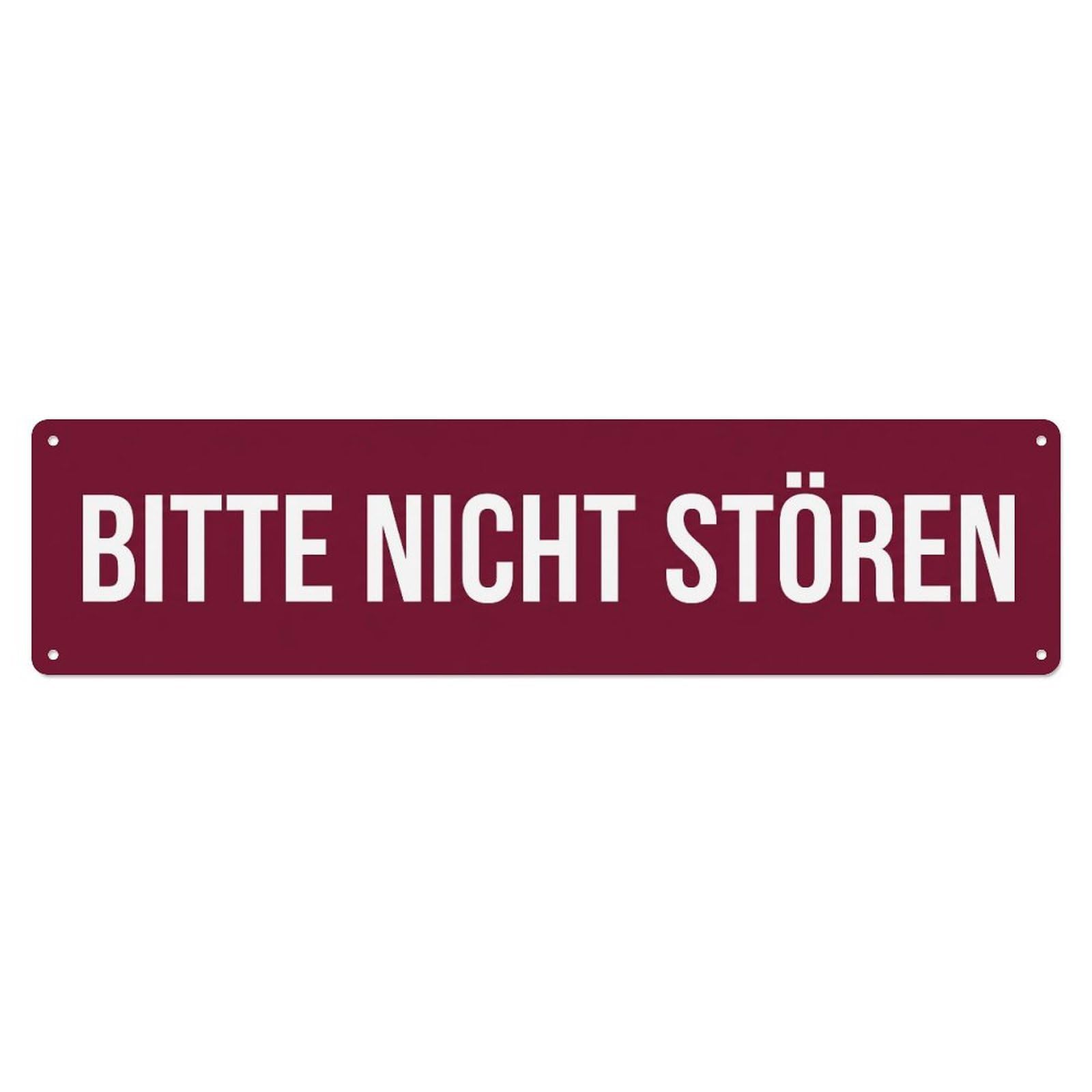 Metal Tin Sign Bitte Nicht Stoeren Privacy
