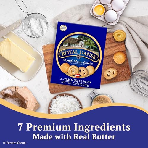 Image of Royal Dansk Cookies 5.64oz Butter Cookies (Pack of 2)