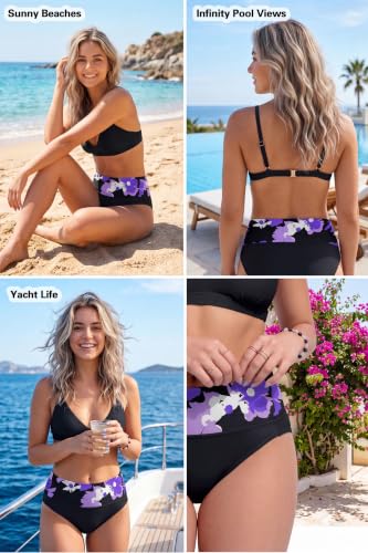 Image of Beautikini Period Swimwear Bikini Menstrual Swim Bottoms Leakproof Bathing Suits for Teens Girl