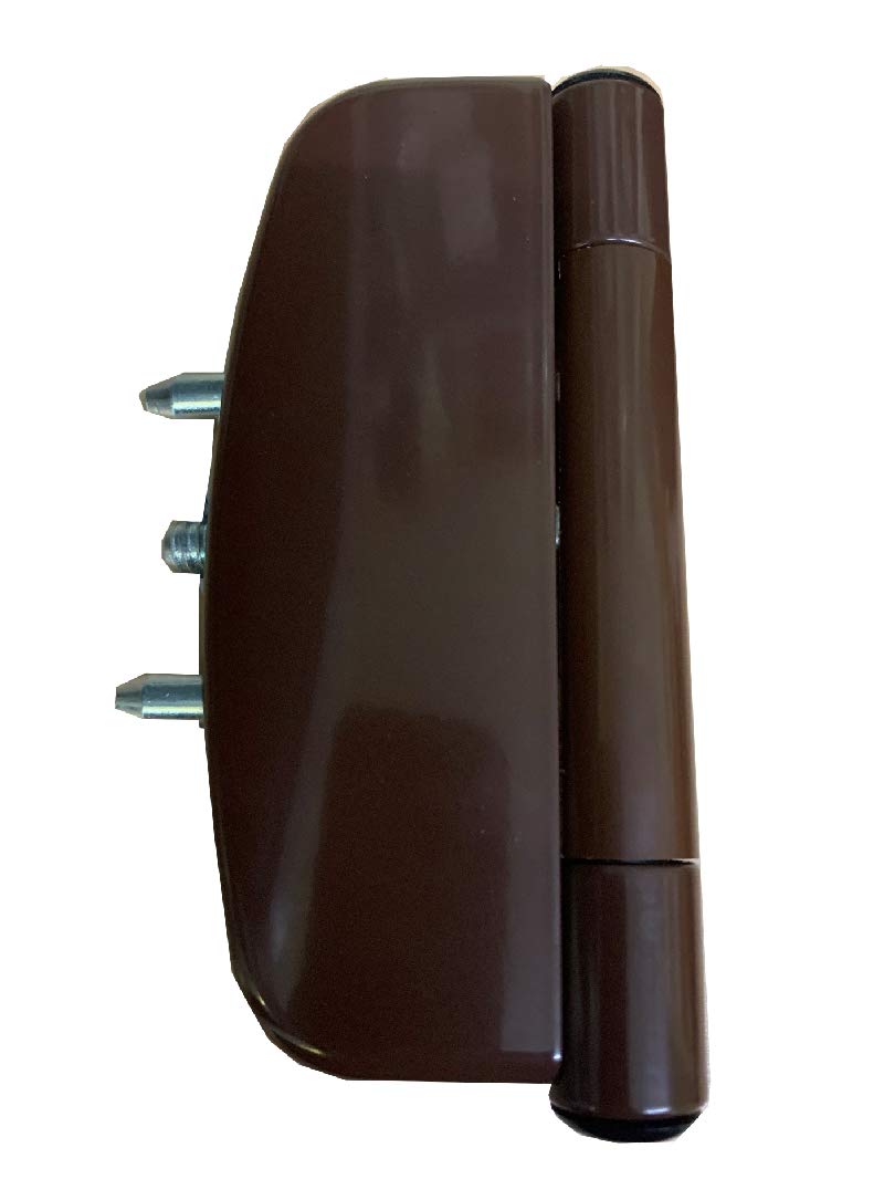 SFS Dynamic 2D Adjustable Upvc Door Hinge Screw in Pin Brown