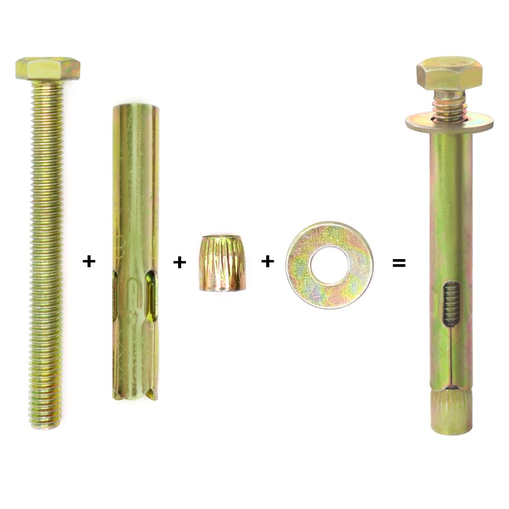 10 Viti Di Espansione Da 60 Mm Per Cemento E Piastrelle - Bulloni Esagonali - Foto 6